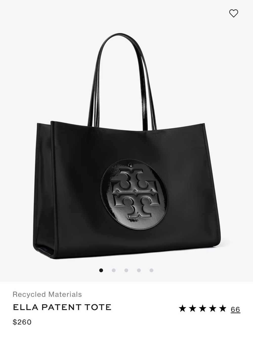 Tory Burch Ella Patent Leather Tote